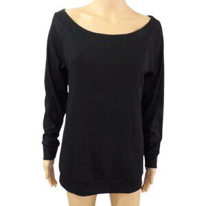 Women's black long sleeve t-shirt size M brand hiyiyezi(210)